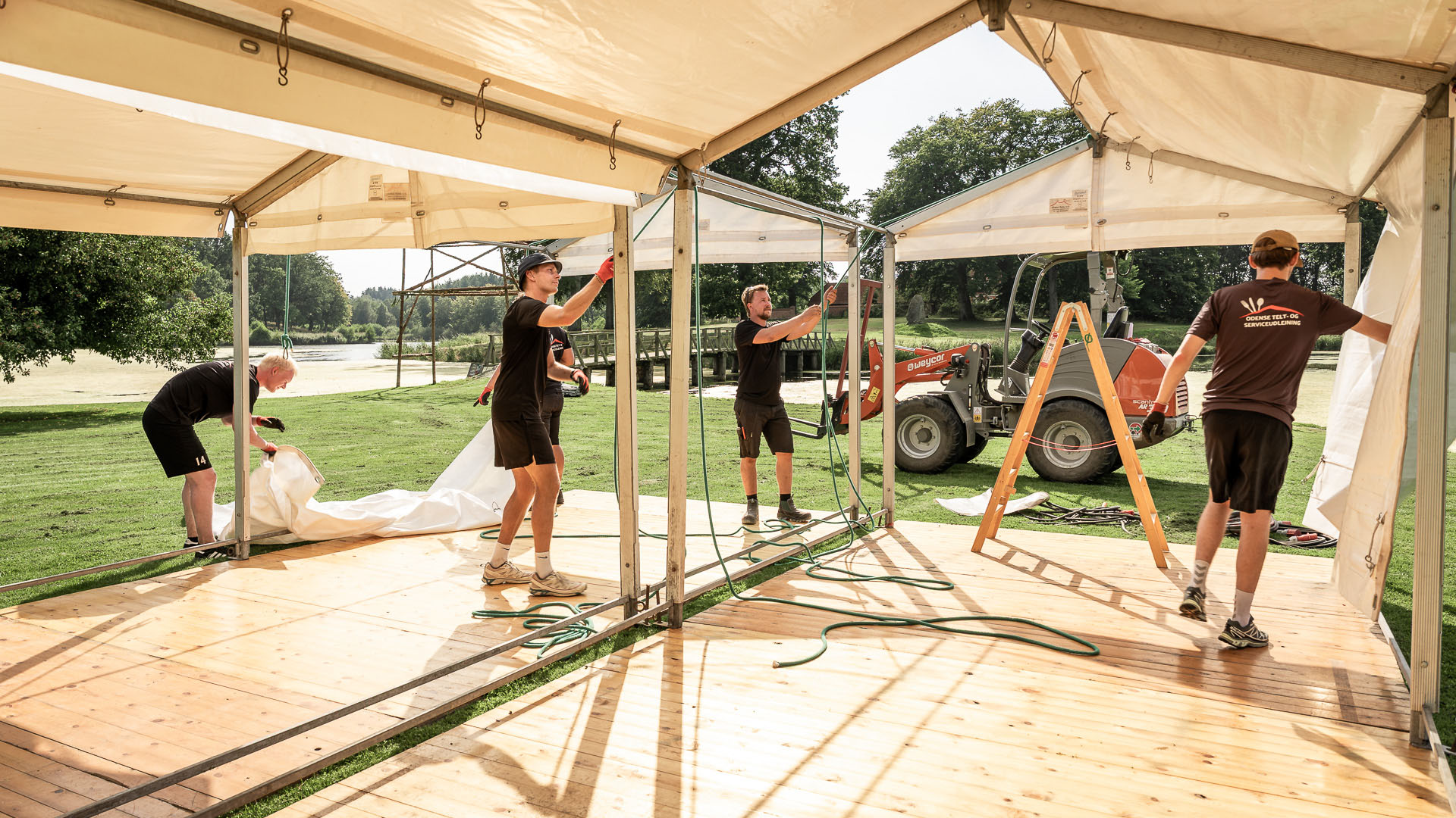 Teltudlejning festtelte i mange størrelser